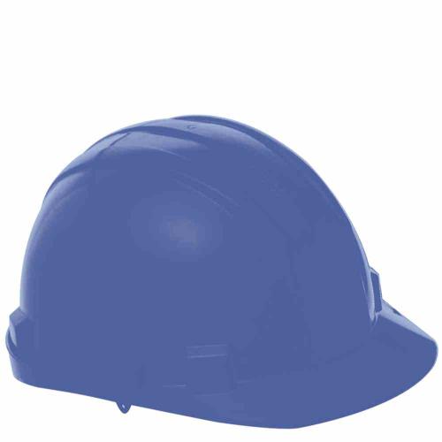 IRONSIDE Schutzhelm verstellbar blau mit Drehknopf zum Anpassen an die Kopfgröße