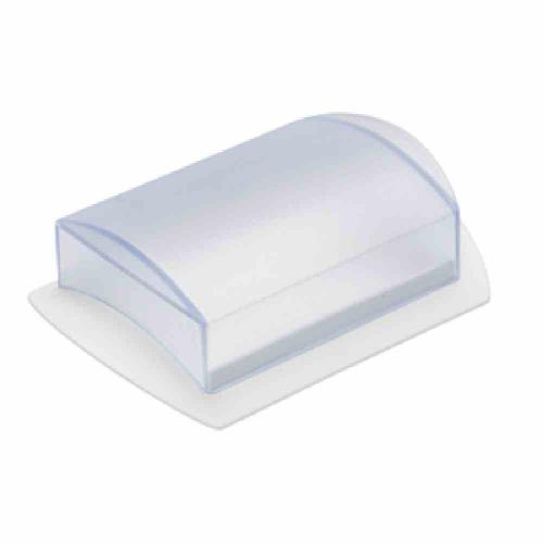 WESTMARK Tisch-Butterdose Kunststoff 15,8 x 11 x 5,5 cm, weiß/transparent