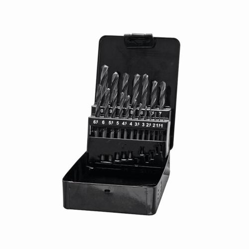 IRONSIDE HSS-Bohrer-Satz 19-teilig in Metall-Box, geeignet für Metall, Größen: 1 - 10 mm