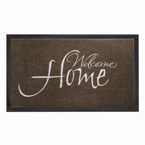 SIENA HOME Fußmatte Peva Welcome taupe 45 x 75 cm
