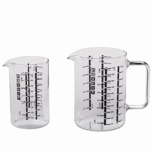 SIMAX Messbecher-Set Glas 2-teilig 0,5 + 1,0 l