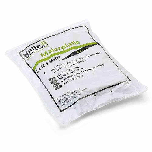 Nölle PROFI BRUSH Malerplane 4 x 12,5 m 30 my extra starkes LDPE