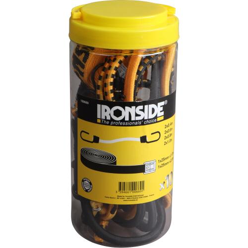 IRONSIDE Spann-&Zurrgurt-Set 10-teilig verschiedene Längen