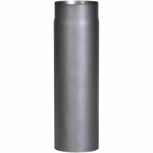FireFix Ofenrohr 500 mm, Ø 150 mm, grau Wandstärke 2 mm
