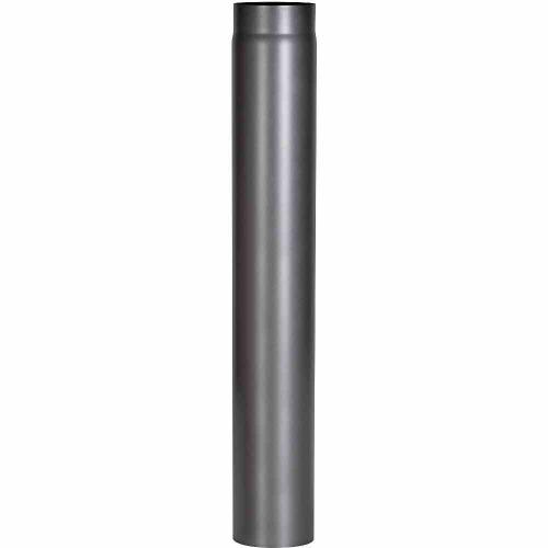 FireFix Ofenrohr 1000 mm, Ø 150 mm, grau Wandstärke 2 mm, grau
