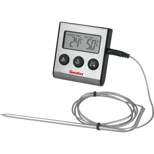 Metaltex Digital-Thermometer mit Alarmfunktion und Timer