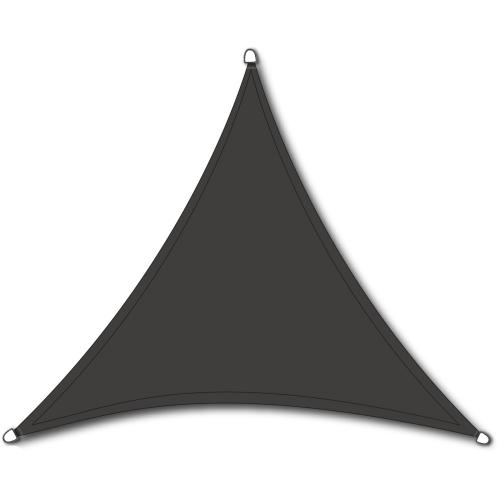 SIENA GARDEN Solino SET 3-Eck 3,6 grau + Zubehör 3, 6 x 3, 6 x 3, 6 m, inkl. Zubehör