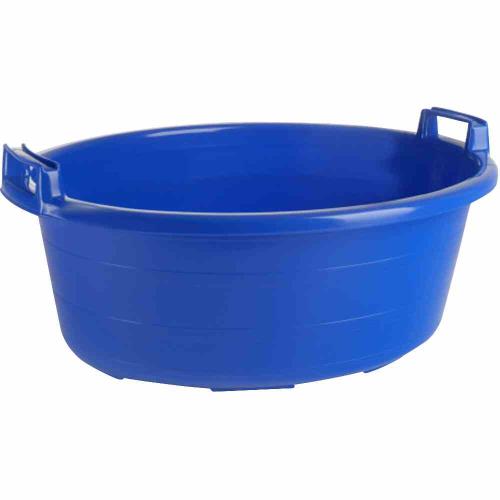 Lockweiler Wanne oval 75 cm/60 l blau hochstehende Griffe