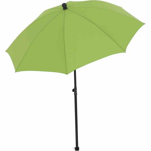 SIENA GARDEN City Mittelstockschirm anthrazit/grün Ø 180cm Gestell Stahl anthrazit, Bezug 100% Polyester, 160g/m² grün, Lichtschutzfaktor UPF 50+