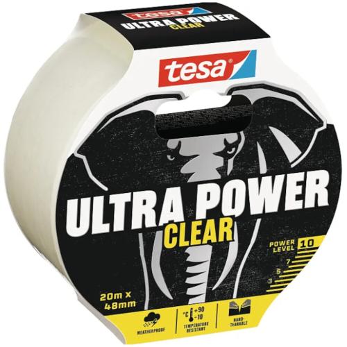 tesa Reparaturband "Ultra Power Clear" 20 m x 48 mm