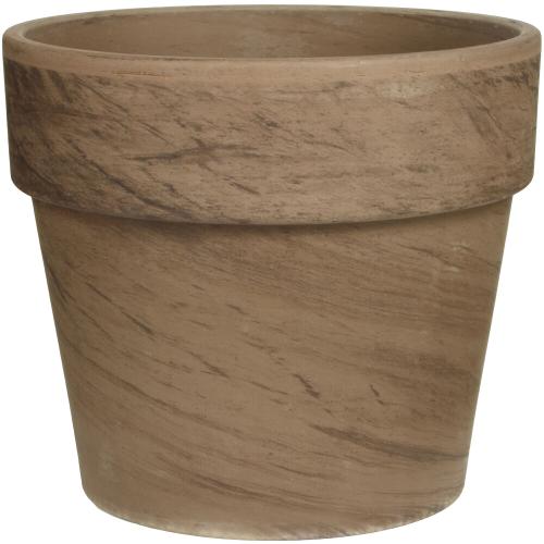 SPANG Pflanzkübel Calima basalt Ø 31 cm, mit Loch imprägniert