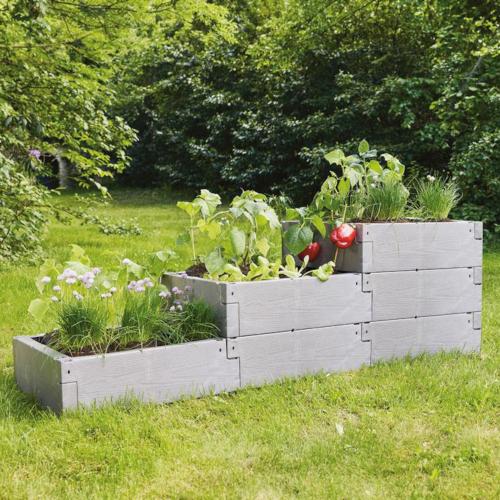 JUWEL Pflanztreppe Hochbeet Timber