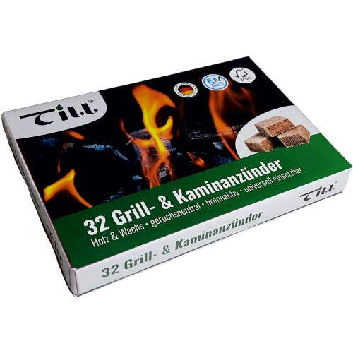 Till-Zündfix Anzünder 32er auf Holz-Wachs-Basis