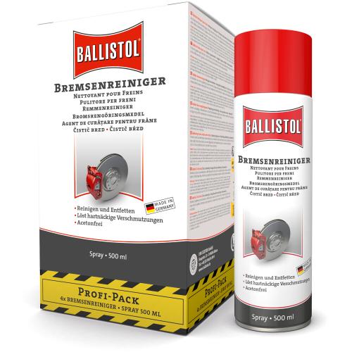 BALLISTOL Spray Bremsenreiniger 4 x 500 ml 4er-Pack