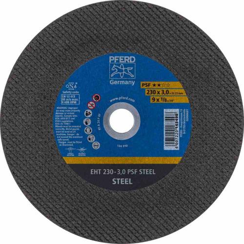PFERD Trennscheibe EHT 230-3,0 PSF STEEL Metall, Ø 230 mm, Stärke: 3,0 mm PSF Steel