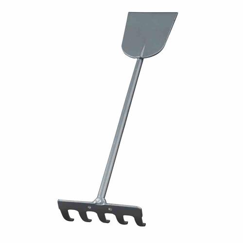 SIENA GARDEN Friedhofsgerät anthrazit 5 Zinken Hammerschlag