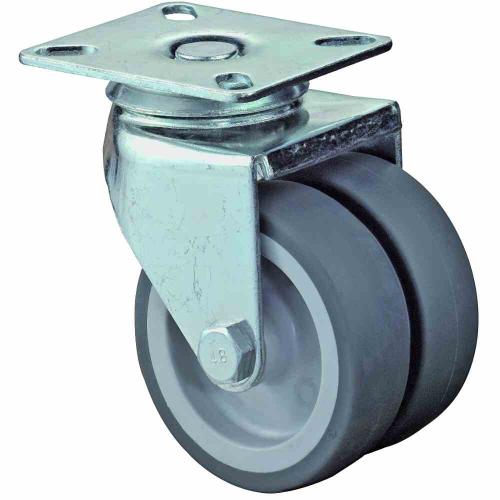 BS Rollen Doppelrolle mit Platte, Gleitlager