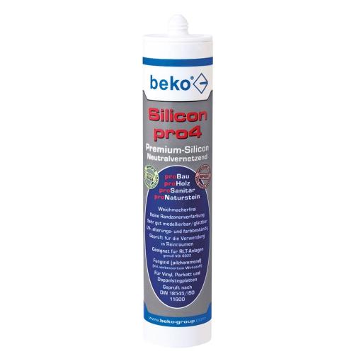beko Silikon, 310ml, weiß, Kartusche, Silikonbasis