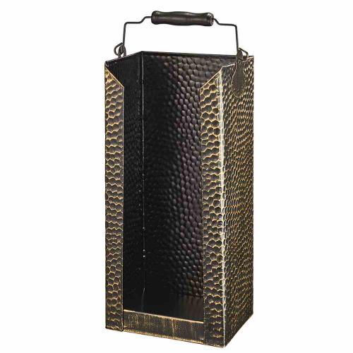 Turk Brikettträger altmessing gehämmert