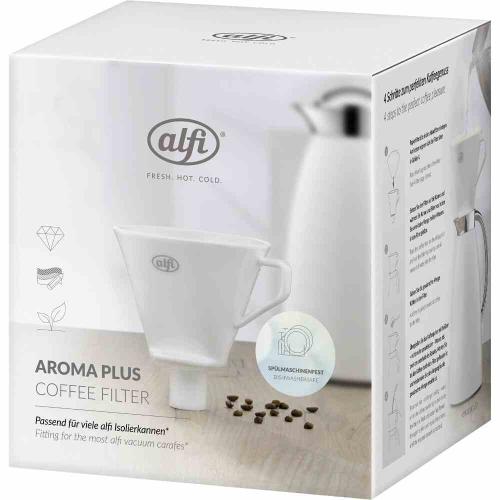 alfi Kaffeefilter Porzellan weiß aroma plus