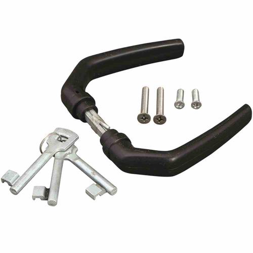 SIENA GARDEN Drückergarnitur + Schloß für Uni-Gartentore