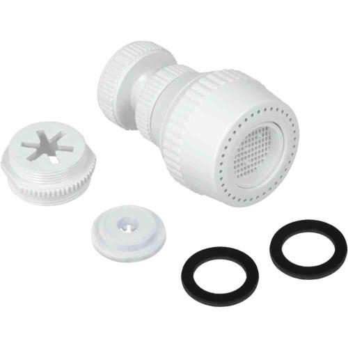 Metaltex Perl-Strahlregler weiß aus Kunststoff, auf Blisterkarte