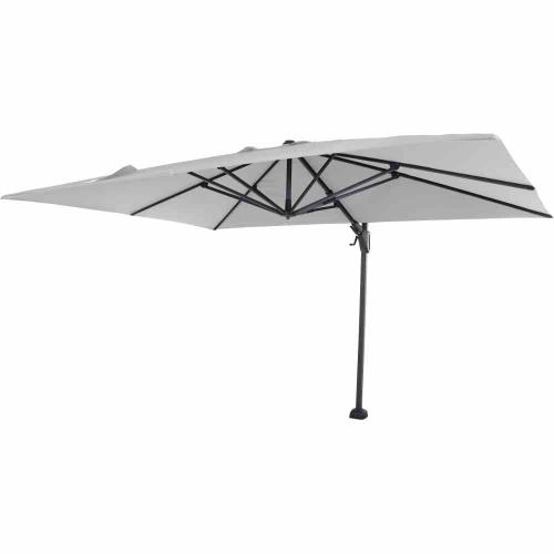 SIENA GARDEN Sunset N+ Ampelschirm anthrazit/stone 350x260cm Gestell Aluminium anthrazit, Bezug 100% Polyester, 300g/m² in stone, PU-beschichtet, UPF 50+
