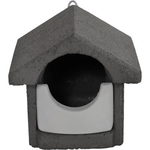SIENA GARDEN Nistkasten HOLZBETON grau 23 x 22 x 20 cm Kiefer/Fichte FSC® 100%