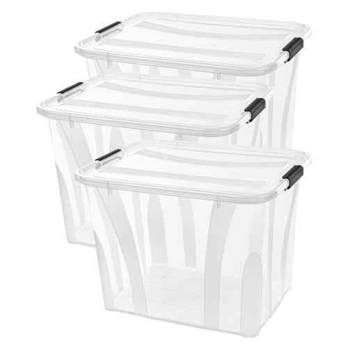 SIENA HOME Aufbewahrungsbox Anzio 55 l 3er-Set