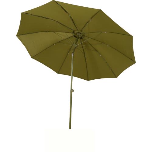 SIENA GARDEN Paolo Mittelstockschirm olive Ø 270 cm Gestell Aluminium olive, Bezug 100% Polyester, 180g/m² in olive