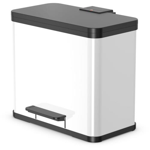 Hailo Tret-Mülltrenner Öko duo Plus L, weiß 17 + 9 l