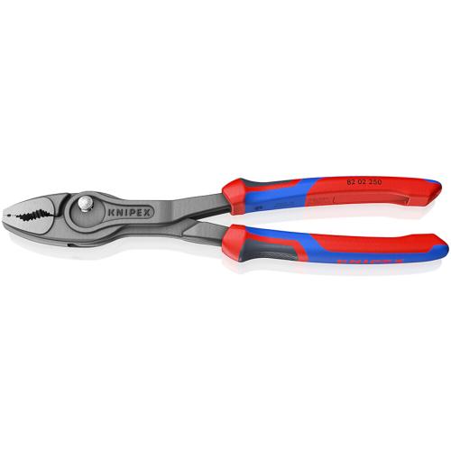 KNIPEX Frontgreifzange TwinGrip Länge 257mm Comfort-Griffe grau atramentiert