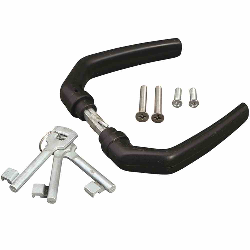 SIENA GARDEN Drückergarnitur + Schloß für Uni-Gartentore