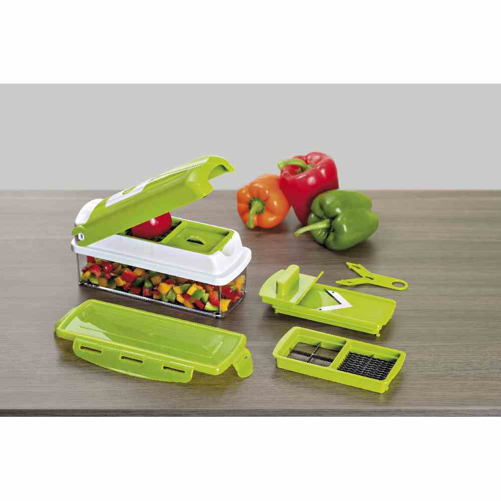 Genius Nicer Dicer Smart 7-teilig grün