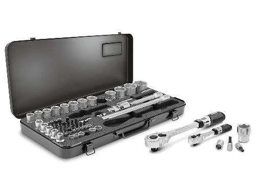 MATADOR Steckschlüssel-Satz, 6-kt., 61-tlg., 6,3 mm (1/4")-12,5 mm (1/2"): 4-32 m