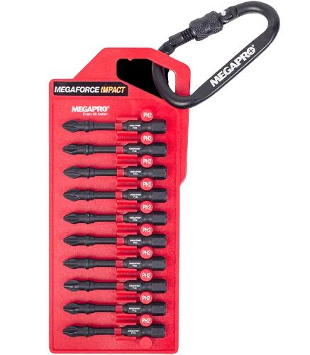 Megapro IMPACT BIT PACK – 10 2″ PHILLIPS
