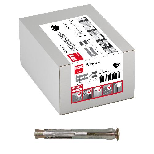 TOX Metall-Rahmendübel Window 10x132 mm