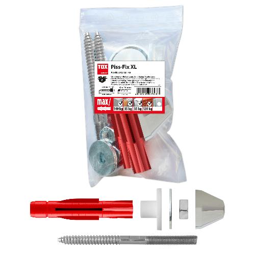 TOX Urinal- & Waschtischbefestigung Piss-Fix XL M10 chrom