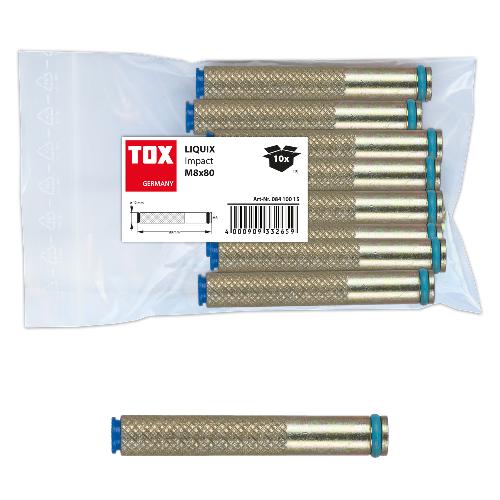 TOX Verbundmörtel-Zubehör Liquix Impact M10x80 mm