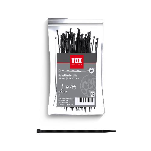 TOX Kabelbinder Clip 2,5x100 (100 Stk.)