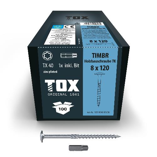 TOX TIMBR 8,0 x 120 TK (50 Stk.)