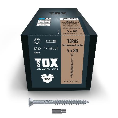 TOX TERAS 5,0 x 80 (200 Stk.)