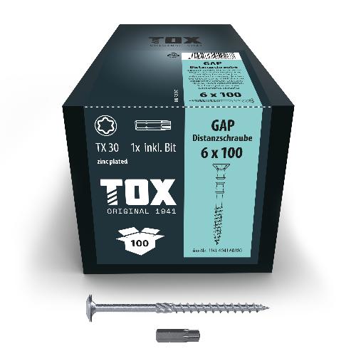 TOX GAP 6,0 x 100 (100 Stk.)