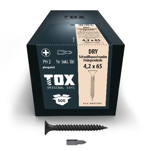 TOX DRY 4,2 x 65 FG (500 Stk.)
