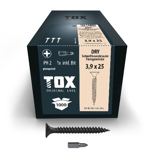 TOX DRY 3,9 x 25 FG (1000 magaz.)