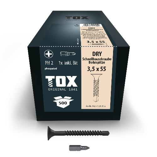 TOX DRY 3,5 x 55 BS (500 Stk.)