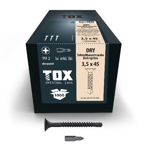 TOX DRY 3,5 x 45 BS (1000 magaz.)