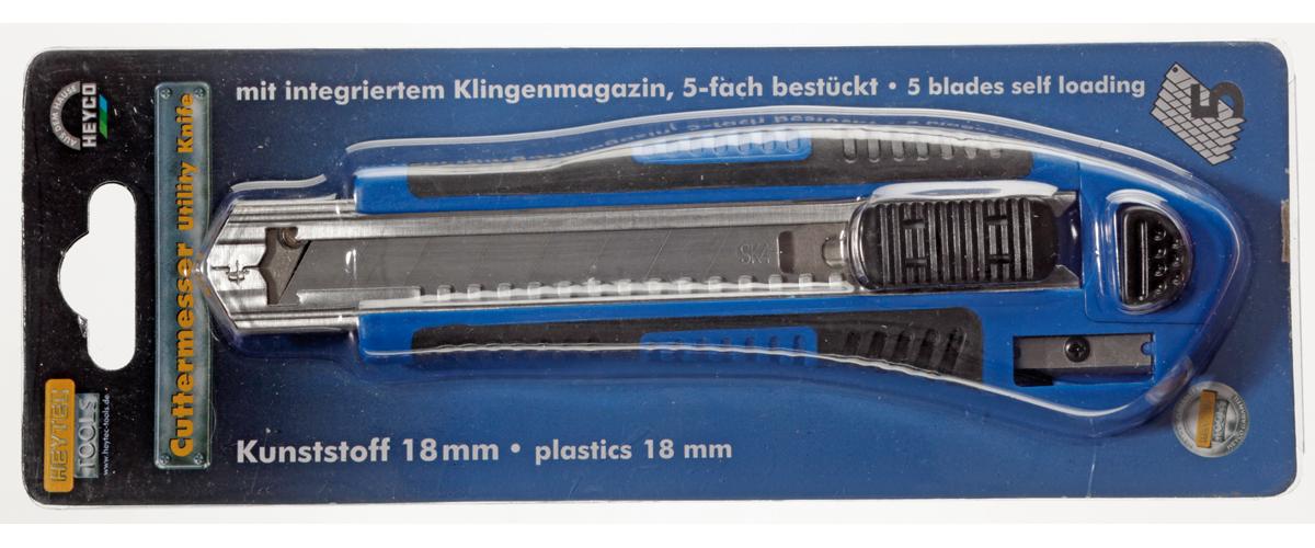 HEYTEC 5081669 Cuttermesser, 18 mm - Bild 1 von 6