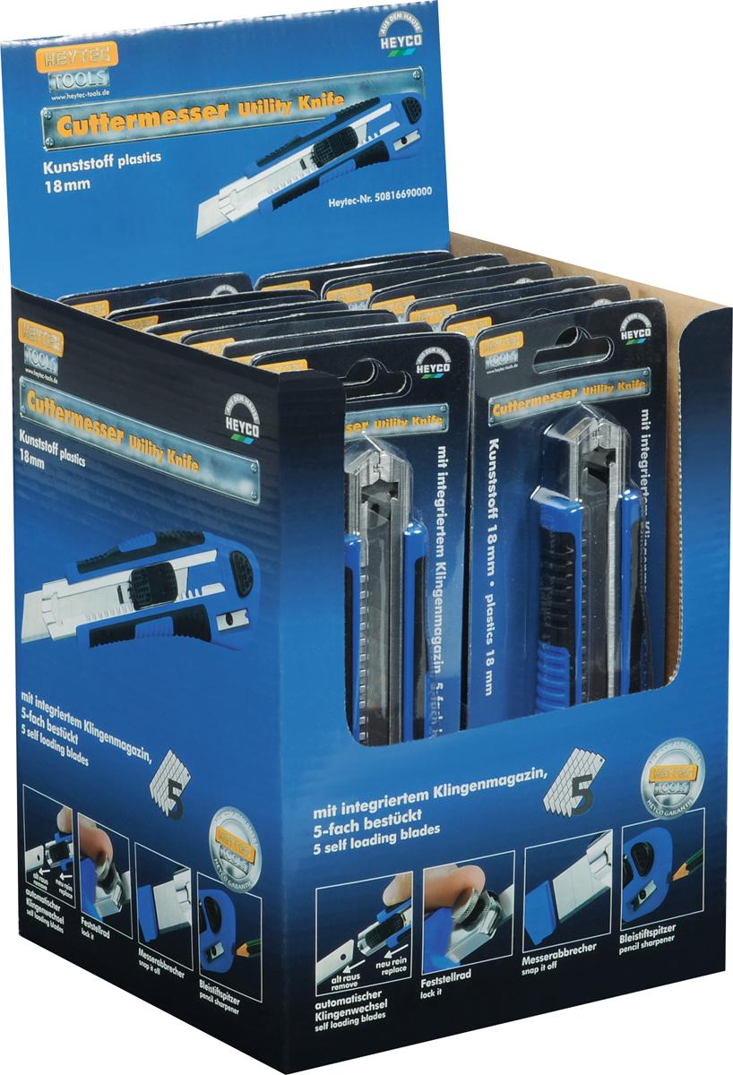 HEYTEC 5081669 Cuttermesser, 18 mm - Bild 2 von 6