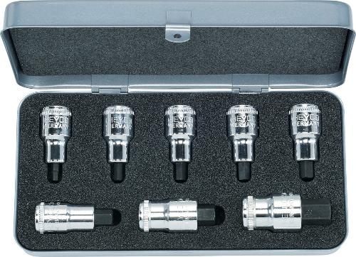 HEYCO 50-55-2-M Sätze mit Schraubendreher-Einsätzen, 8-tlg., 1/2"